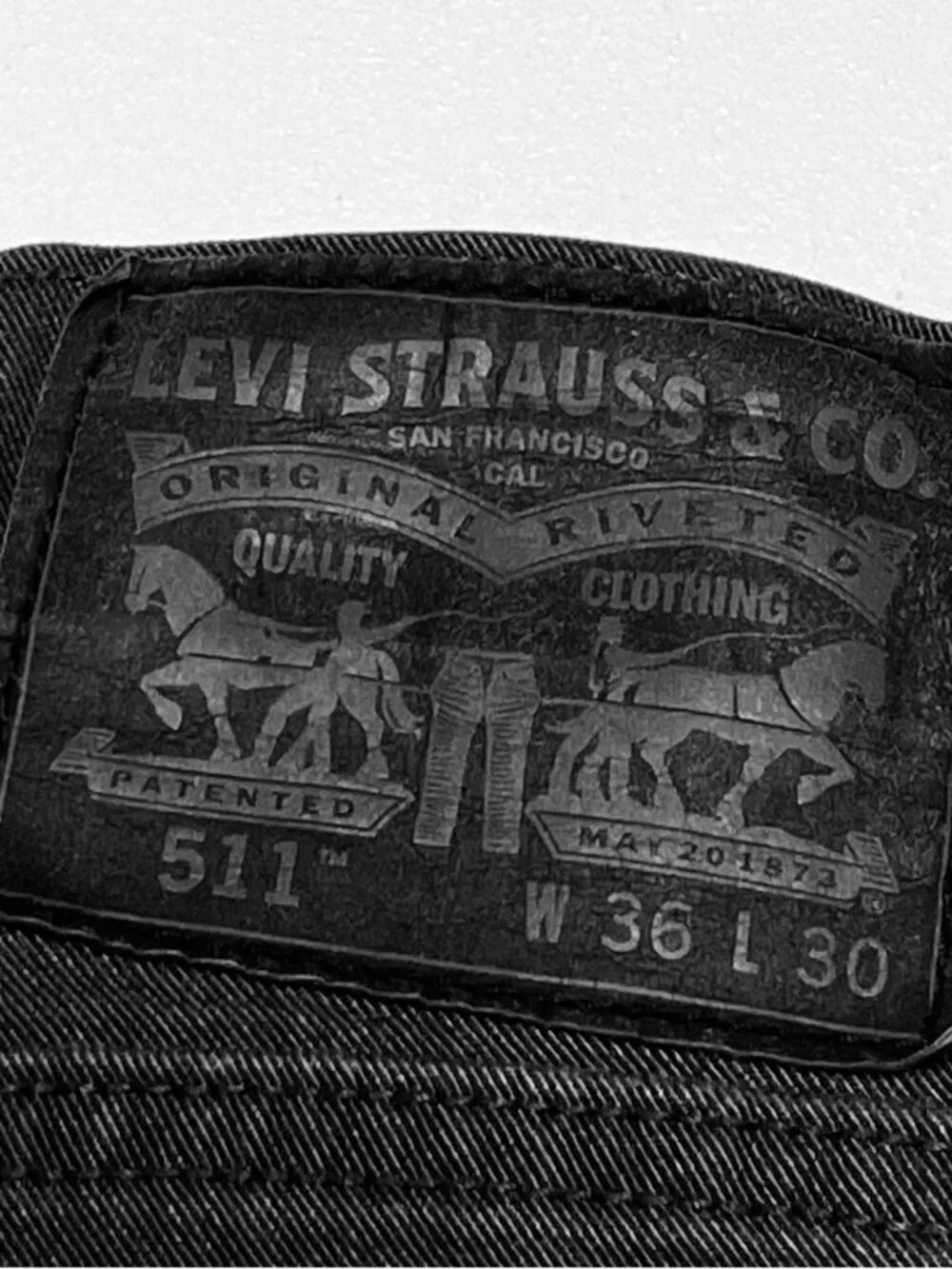 LEVI’S 511 Classic Slim Fit 5-Pocket Jeans Men’s 36x30